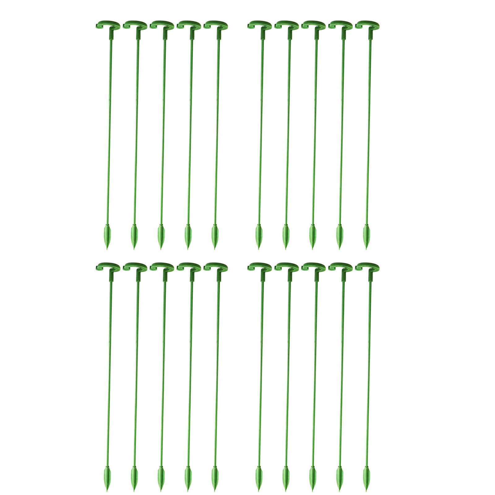 Lot De 8 Piquets De Support Demi-ronds Pour Plantes – Support