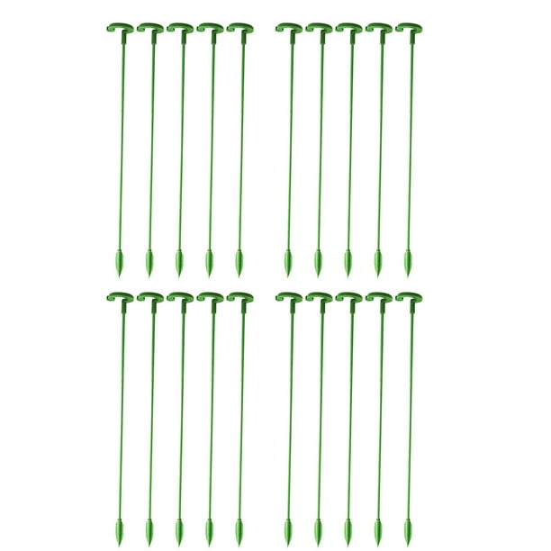Tutores Para Plantas, Varillas De Soporte Para Flores, Jaulas Para Plantas De Jardín, Aros De Soporte Para Macetas, Evitan Que Se Doblen Y Se Enreden, Núcleo Resistente De Fibra De Vidrio