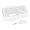 white, variant on Meetion USB Wireless Ergonomic Keyboard and Mouse Combo with Wrist Rest & Wave Keys, White, For Windows/Mac