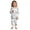 D354/White, variant on Afdoent Girls Pajamas Set Doodle Print Long Sleeve Pajama Soft Two Piece Sleepwear For Kids Cozy Cute Cartoon Loungewear 8-9 Years