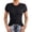 Black, variant on Women's Solid Color Round Neck Casual Short Sleeved T Shirt Women T Shirts Tech Pack Woman Shirts Short Sleeve Womens T Shirts Long Sleeve Womens Solid Tee Shirts Casual Short Sleeve Tops