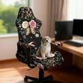thumbnail image 3 of Xixirimido Gaming Chair Cover with Armrest Covers 3D Printed Stretch Removable Racing Computer Chair Slipcover Set Washable 4 Pieces, Butterfly Moon Roses Floral, 3 of 8