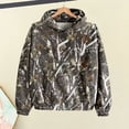 thumbnail image 3 of Women Oversized Hoodie Women Fall Winter Hoodie with Big Front Pocket 3d Maple Printing Loose Long Sleeves Pullover Outdoor Hunting Camping for Wear, 3 of 6