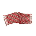 thumbnail image 4 of HGTV Home Collection by National Tree Company Christmas Tree Skirt, Red, Snowflake Embroidery, Split Seam, String Ties, 52 Inch, 4 of 4