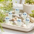 thumbnail image 5 of Aoznliie Mini Glow in Dark Ghost Figurines, 10 Pack Resin Halloween Ornaments, 1 inch Glowing Decor for Micro Landscape, Multicolor, 5 of 7