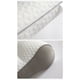 thumbnail image 4 of Almohada de masaje zonificada de grado hotelero - Plumas suaves y de soporte, 48x74cm, poliéster blanco, lavable, para personas que duermen de lado y de espaldas, 4 of 7