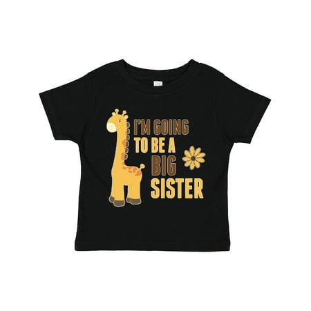 

Inktastic I m Going to Be a Big Sister Giraffe Gift Toddler Toddler Girl T-Shirt