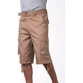thumbnail image 2 of Pro Club Men's Cotton Twill Cargo Shorts with Belt, 2 of 5