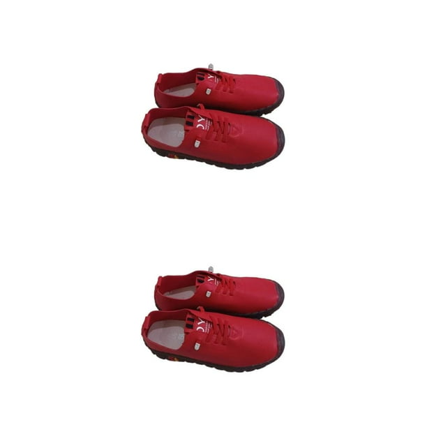 Minnieouse Zapatillas Deportivas Plataforma Impermeable Mocasines Zapato Plano De Cuero Zapato Transpirable Type5 NO5