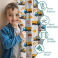 thumbnail image 3 of Blackout Kids Curtains,Cartoon Construction Vehicles Hard Hats Childrens Insulated Curtains Set Of 2,Bedroom Essentials,Toddler Room Decor 52"x84", 3 of 5