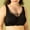 Black bras, variant on pimelu Bras for Women Wireless Bras for Women Lightly Lined Seamless Bralette Elder No Rim Plus Size Comfy Lightweight Push up Bra Plus Size Bras for Women