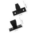 thumbnail image 2 of OFFIGAM 12 Pairs Of Black Furniture Clips ABS Fasteners For Easy DIY Projects, 2 of 6