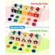 thumbnail image 2 of Juego Coogam Montessori Toys, caja clasificadora con forma de color de madera, bloques geométricos a juego, juguetes educativos para el aprendizaje temprano, regalo para bebés de 3 a 5 años, 2 of 7