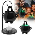 thumbnail image 6 of Halloween Hanging Cauldron Pagan Oil Burner, Cauldron Wax Burner Diffuser with Handle, Hanging Cauldron Wax Burner, Christmas Gothic Halloween Home Decor., 6 of 6