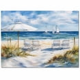 thumbnail image 2 of Area Rugs 5x7 Ft Summer Scenery Beach Chair Ship Vacation Non-Slip Washable Rug Indoor Rug Floor Mats Non Shedding Carpet for Living Room Bedroom Dining Room Home Decor, 2 of 8