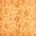 thumbnail image 1 of Ahgly Company Indoor Square Oriental Orange Traditional Area Rugs, 8' Square, 1 of 4