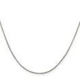 thumbnail image 2 of Finest Gold Sterling Silver 1 mm Round Box Chain with 2 in. Extension, 2 of 4