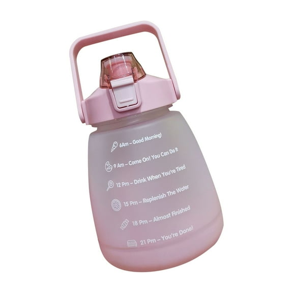 LAILLSH Water Bottle Tumbler with Lid and Straw, Glass Water Bottle with Straw, Water Tumbler with Handle Water Jug Large Waterbottle for Daily Water Intake, BPA Free - 2025 New Arrival🔥