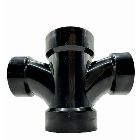 ABS DOUBLE SANITARY TEE