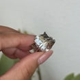 thumbnail image 2 of Handmade Boho Fidget Spinner Ring for Women – 925 Sterling Silver Anxiety Thumb Ring, Stress-Relief Meditation Spinner Band, Unique Birthday Gift for Her, 2 of 10