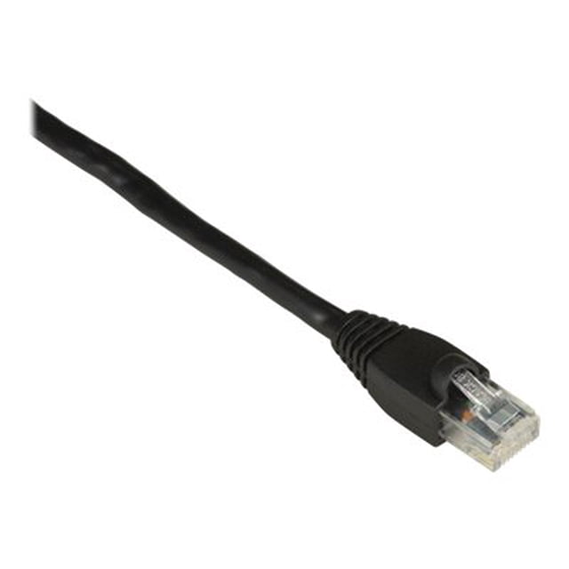 Black Box GigaTrue - Patch cable - RJ-45 (M) to RJ-45 (M) - 5 ft - CAT 6 - booted, snagless, stranded - black