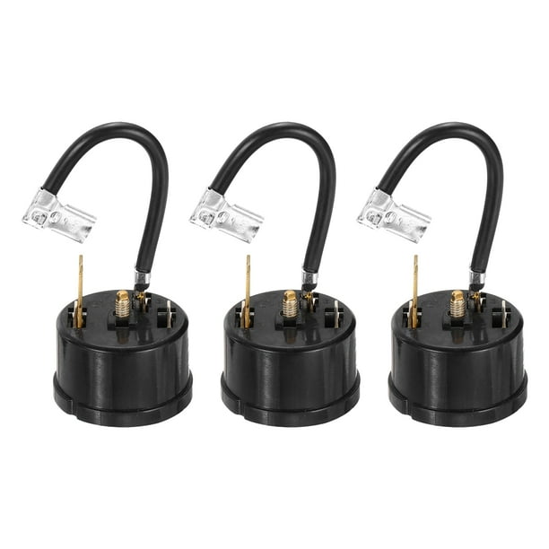 3 Pcs 1/2HP(375w) 2 Pin Protector Térmico de Sobrecarga para Refrigerador para Enfriador
