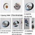 thumbnail image 5 of 5 Pack Cabinet and Mailbox Lock Set with 10 Keys for Drawers, Cupboards, and More, 5 of 5