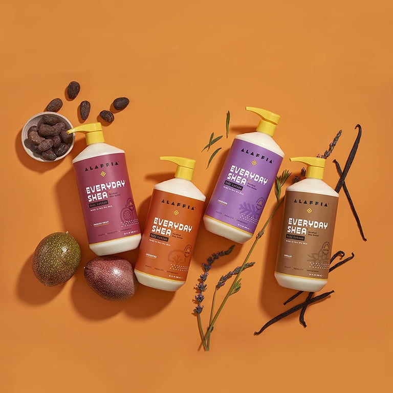 Alaffia, Body Lotion, Everyday Shea Lavender, 32 Fl Oz - Walmart.com