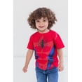 thumbnail image 3 of Camiseta Marvel Spider-Man para niños pequeños, paquete de 4, Spiderman, 6 años, 3 of 7
