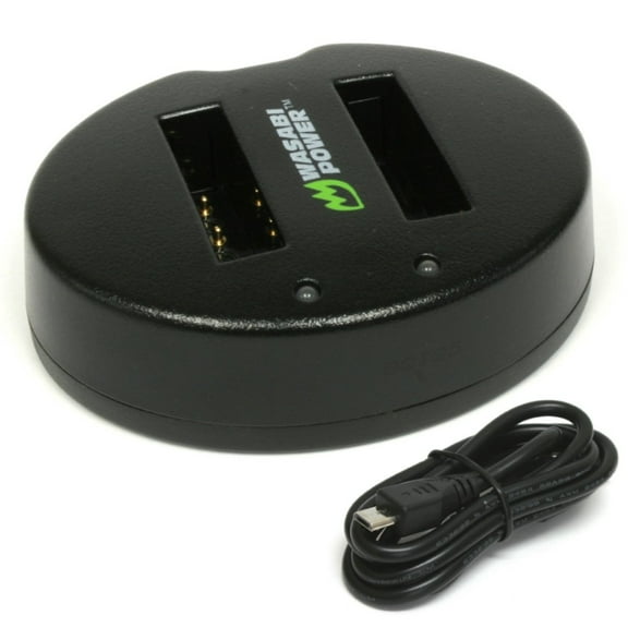 Wasabi Power Dual USB Battery Charger for Nikon EN-EL12, MH-65