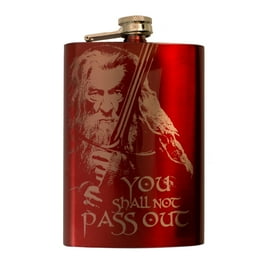 8oz RED You Shall Not Pass Out Flask 8oz RED You Shall Not Pass Out Flask
