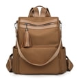 thumbnail image 3 of PRIYAL Backpack Purse for Women Large Leather Convertible Backpack Ladies Shoulder Bag Fashion Backpack Handbags for Travel and Work, 3 of 11