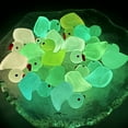 thumbnail image 5 of Taosunzt Mini Duck Figurine Glow-in-the-dark Resin Little Duck Ornament Tiny Animal Toy Miniature Statue Fairy Garden Microlandscape Desktop Decoration Mix Color 50pcs, 5 of 13