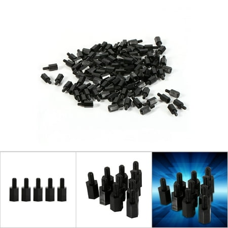 

Nylon Hex Spacers Nylon Hex Spacers Standoffs Male‑ Female Spacer 100pcs M2 M3 M4 Plastic Nylon Hex Male Female Female Spacer Round Head Screw Nut