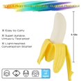 thumbnail image 3 of Juguetes súper suaves para aliviar el estrés, recuerdos de fiesta Kawaii de plátano para niños, juguetes novedosos, regalos de cumpleaños para niños, niñas y adultos, 3 of 5