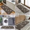 thumbnail image 6 of Brown Dog Paw Footprint Kitchen Rug Mat,Kitchen Runner Rugs Non Skid Washable,Decorative Kitchen Floor Mats for Kitchen,Sink,Laundry,17"x47.2", 6 of 7