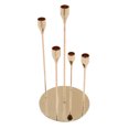 thumbnail image 3 of Candelabros Cónicos Dorados, Candelabros De Diferentes Alturas Para El Hogar ANGGREK Cocina, Decoración y Otros, 3 of 5