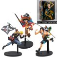 thumbnail image 1 of Anime One Piece Luffy Ace Sabo Sailing Running Backpack Model King Ornaments Peripheral Doll Decoration, 1 of 5