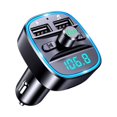 thumbnail image 3 of 2025 Bluetooth Wireless Dual Usb Ports Fm Transmitter Adapter for Cars, 2-in-1 Bluetooth Fm Transmitter&mp3 Hands-free Calling Player&wireless Radio Receiver, Supports Tf Card & Usb Flash Drive, 3 of 6