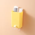 thumbnail image 3 of Iodue Rack Wall Mounted Storage Box With Hook Mobile Phone Holder Mobile Phone Charging Station Remote Control Storage Box Self Adhesive Double Sided Tape Fixed Position, 3 of 3