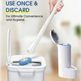 thumbnail image 7 of cisilov Toilet Bowl Cleaner Brush and Holder Set with 16 Disposable Toilet Wand Refills for Bathroom Cleaning, Bathtub, Sink, 7 of 7
