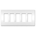 thumbnail image 2 of legrand rwp265 radiant five gang wall plate, 2 of 2