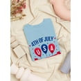 thumbnail image 3 of 4Th Of July Usa Balloons T-Shirt Women -Image by Shutterstock, Female XX-Large, 3 of 4