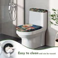 thumbnail image 5 of Yuyamidu Aesthetic Mushroom Toilet Lid Covers for Bathroom Round Toilet Lid Protector Soft Toilet Tank Dust Cover Fits Most Size Toilet Lid and Toilet Tank, 2 Pieces, 5 of 7