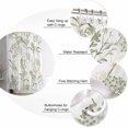 thumbnail image 5 of Shower Curtain Floral Plant Fruit Shower Curtains for Bathroom Decor Sage Green Shower Curtain Sets with Hooks Waterproof Fabric Bath Curtain Small Stall 36" X 72", 5 of 5