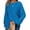 Blue, variant on Women Lightweight Sweaters Ribbed Solid Color Design 5XL Plus Size Sweaters for Womens Long Sleeves Oversized Pullover Tops Relaxed Fit Cogild