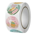 thumbnail image 2 of 500pcs Happy Easter Stickers Cute Bunny Eggs Self Adhesive Seal Label for Easter, 2 of 6