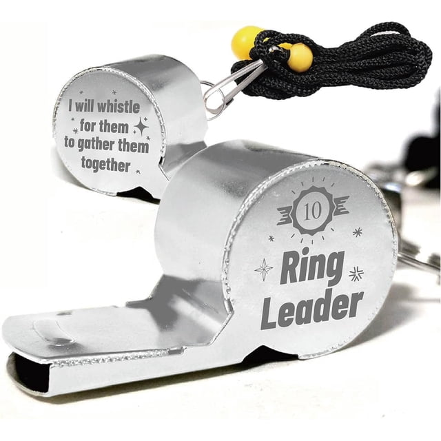 Silbatos deportivos con cordón, sonido fuerte y nítido, silbato de acero inoxidable para entrenadores, árbitros, formación de profesores, líderes de ring. Silbaré.