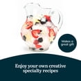 thumbnail image 3 of Libbey Acapulco Large Glass Pitcher Set of 2, 89 Oz, Clear, Tall Bubble Glass Pitchers with Handle, Modern Drink Pitchers for Iced Tea, Punch and More, 3 of 3