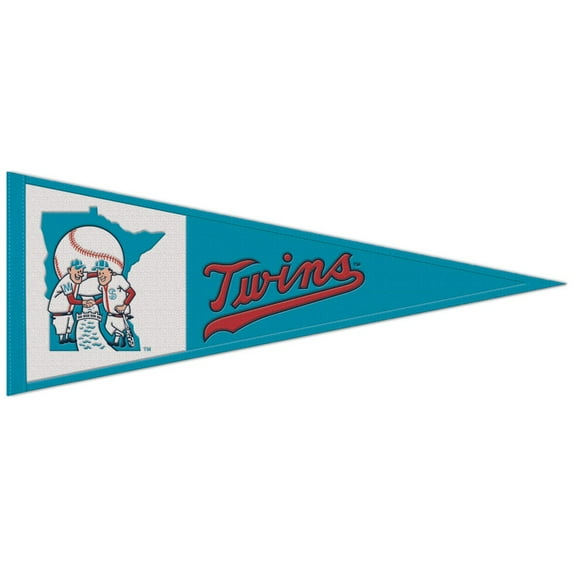 MLB Minnesota Twins Cooperstown 13" x 32" Wool Pennant